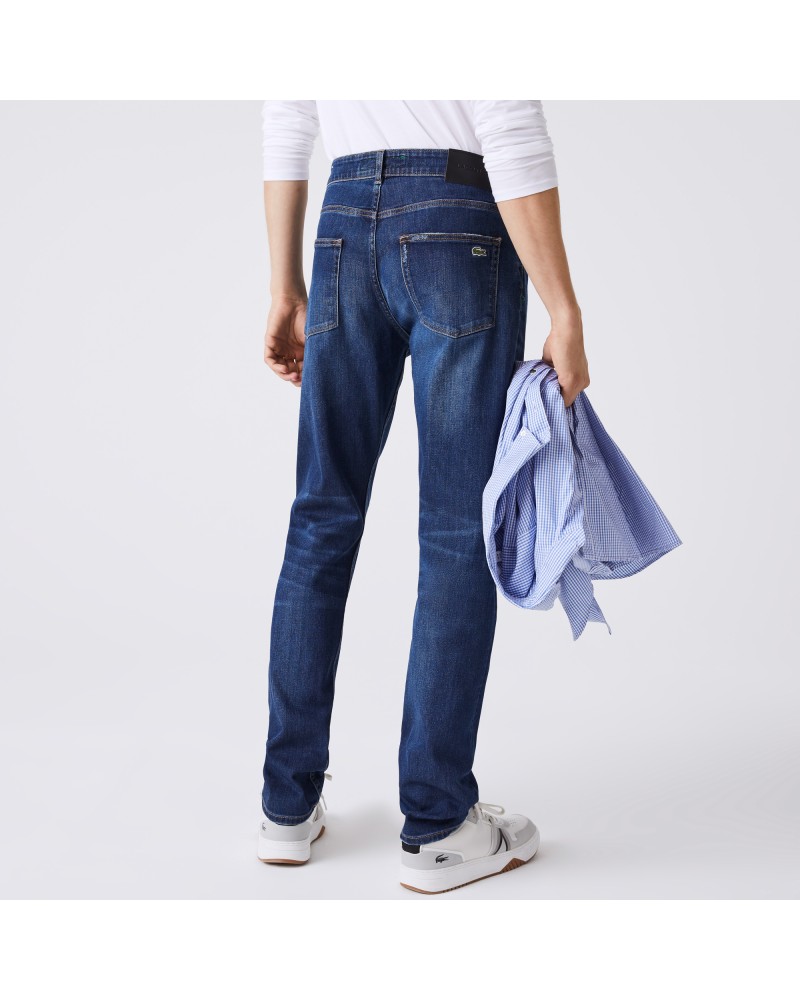 Jean slim fit en denim de coton stretch