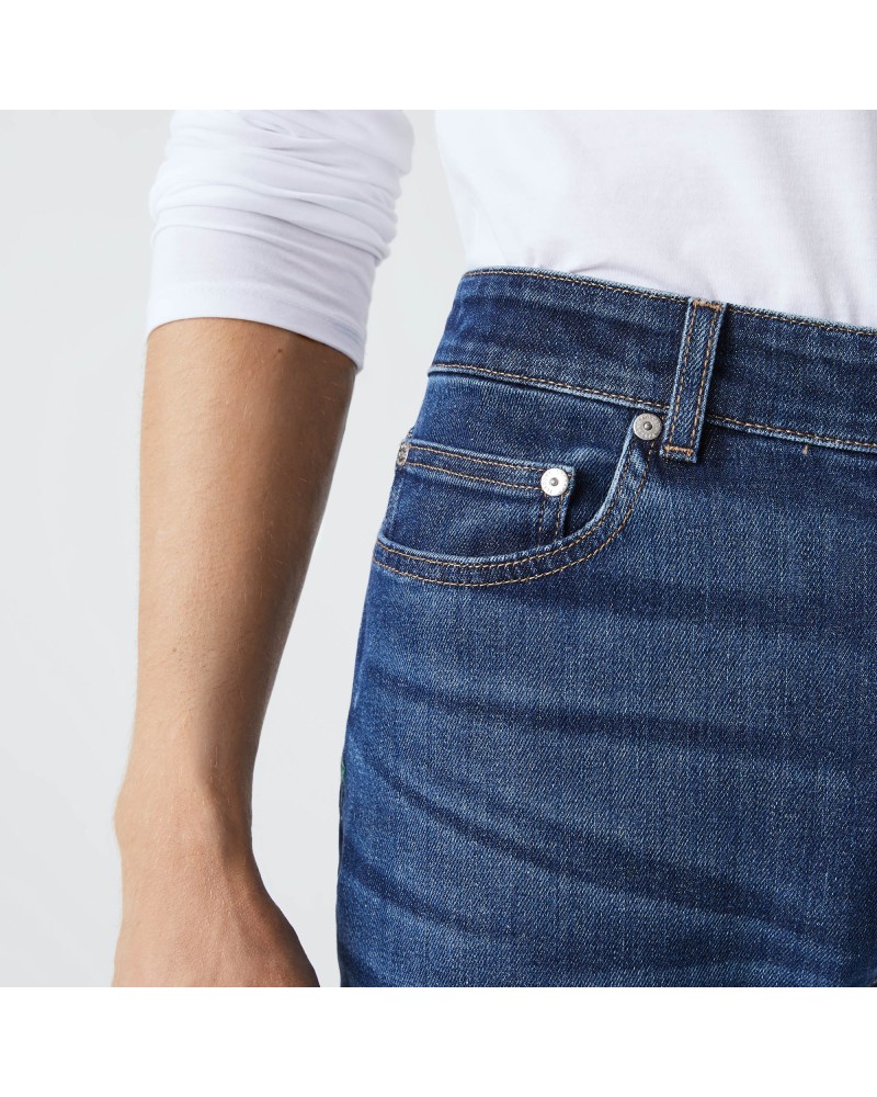 Jean slim fit en denim de coton stretch