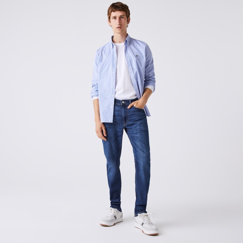 Jean slim fit en denim de coton stretch