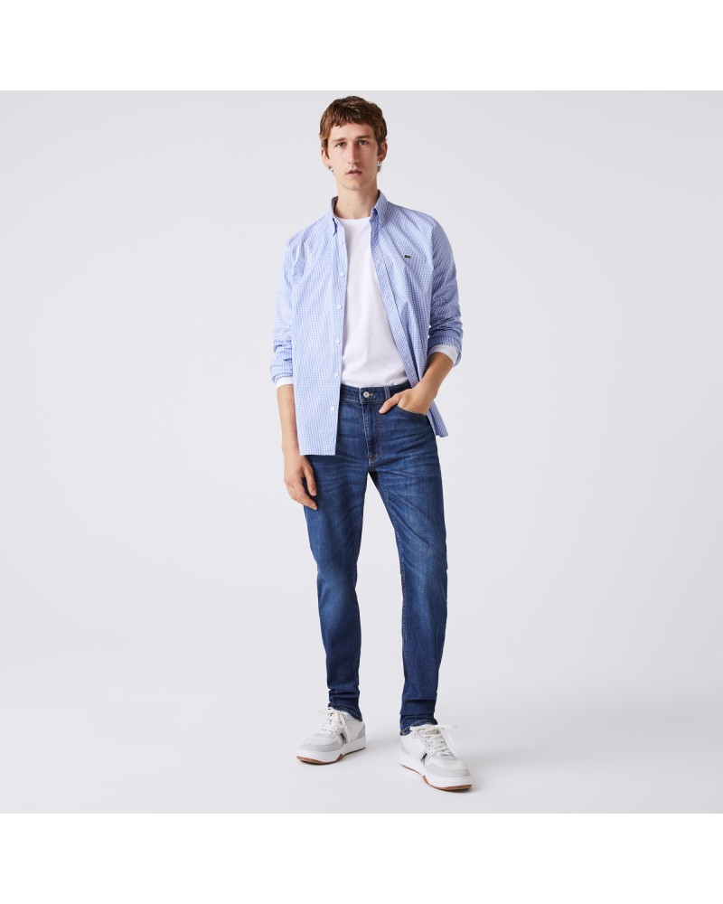 Jean slim fit en denim de coton stretch