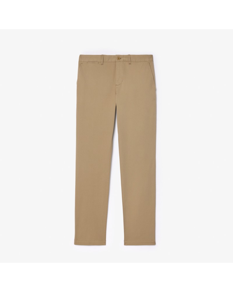 Pantalon chino slim en coton stretch