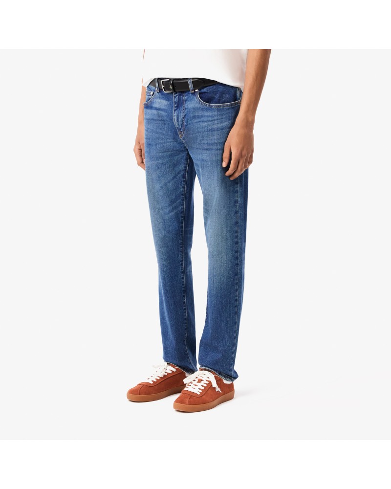 Jean slim fit en denim de coton stretch