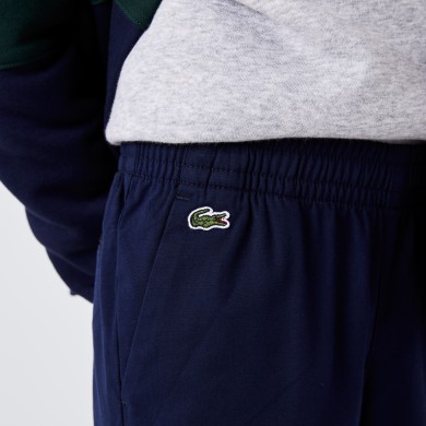 Pantalon chino garçon Lacoste en gabardine de coton stretch