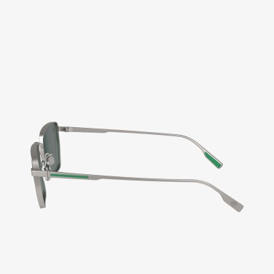 Lunettes de soleil Retro carrées en métal
