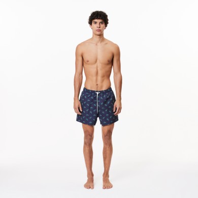 Short de bain avec imprimé crocodile