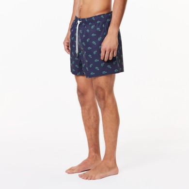 Short de bain avec imprimé crocodile