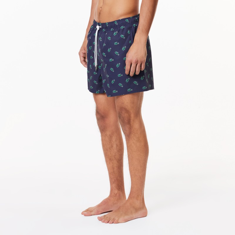 Short de bain avec imprimé crocodile