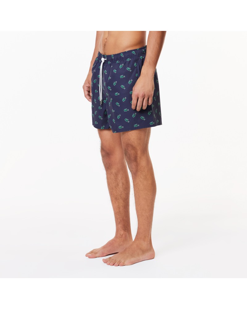 Short de bain avec imprimé crocodile