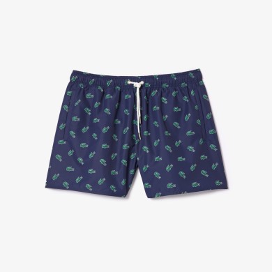 Short de bain avec imprimé crocodile