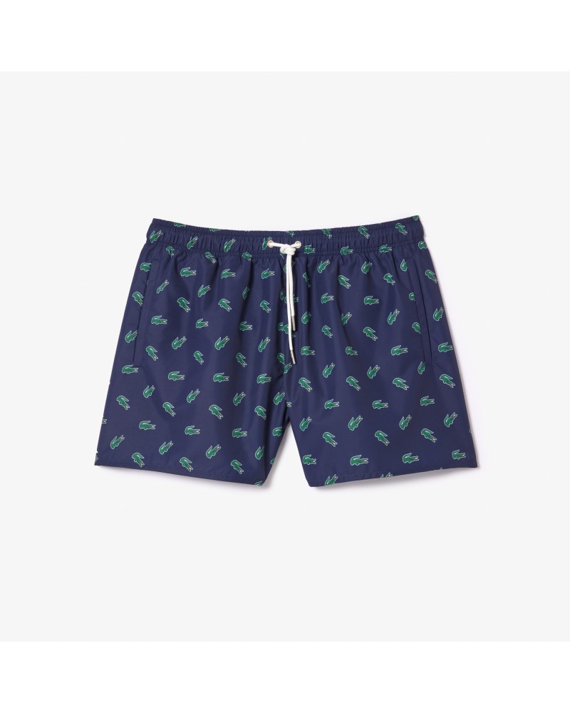 Short de bain avec imprimé crocodile