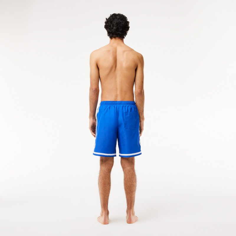 Short de bain long imprimé Lacoste