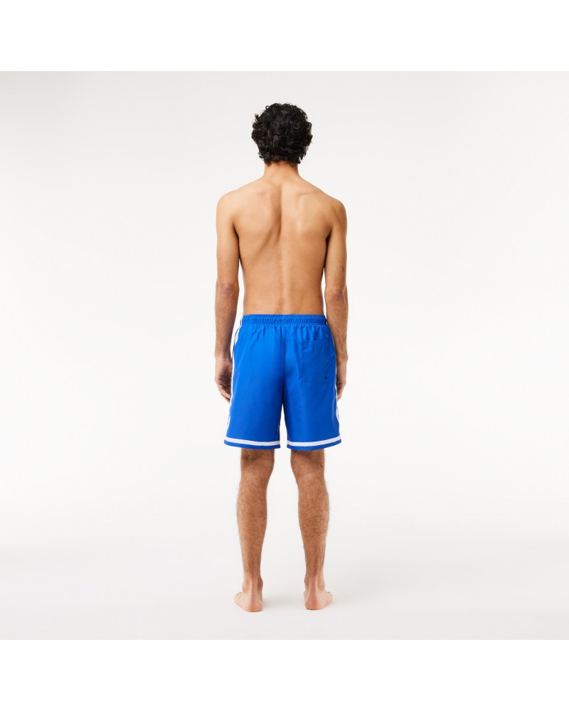 Short de bain long imprimé Lacoste