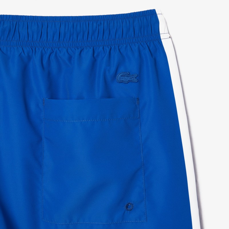 Short de bain long imprimé Lacoste