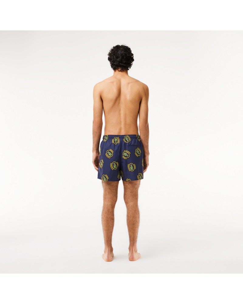 Short de bain court imprimé