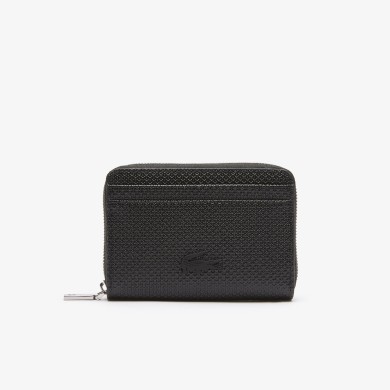 Petit porte-monnaie unisexe Chantaco zippé en cuir premium