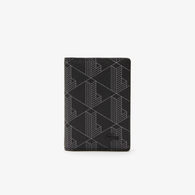 Porte-cartes verticale homme The Blend avec imprimé monogramme