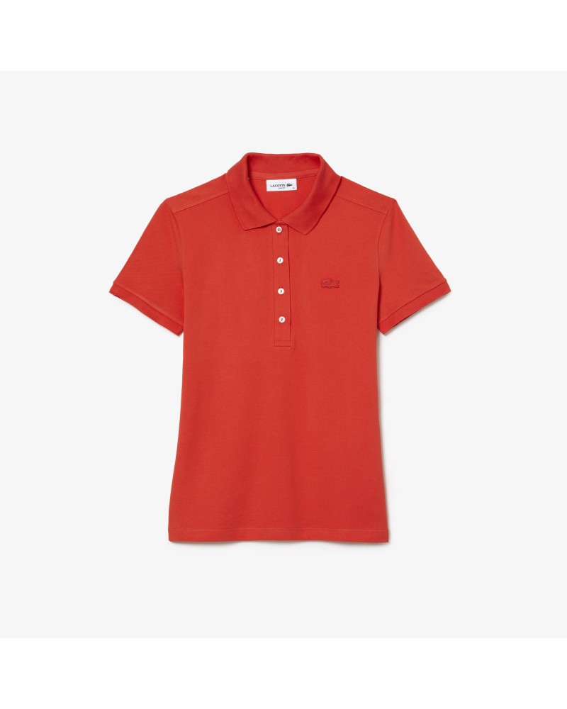 Polo Lacoste slim fit en piqué de coton stretch