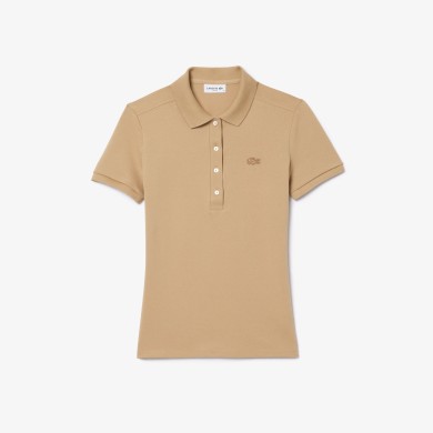 Polo L.12.D slim fit en mini piqué stretch