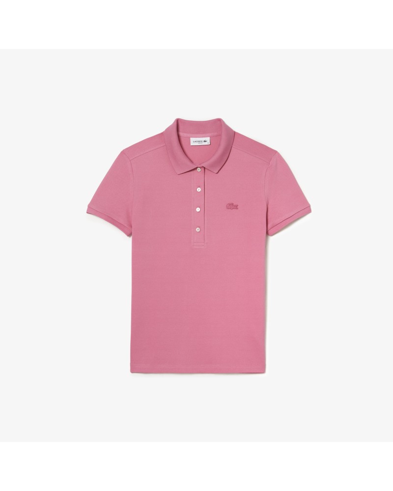 Polo Lacoste slim fit en piqué de coton stretch