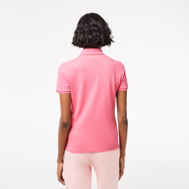 Polo Lacoste slim fit en piqué de coton stretch