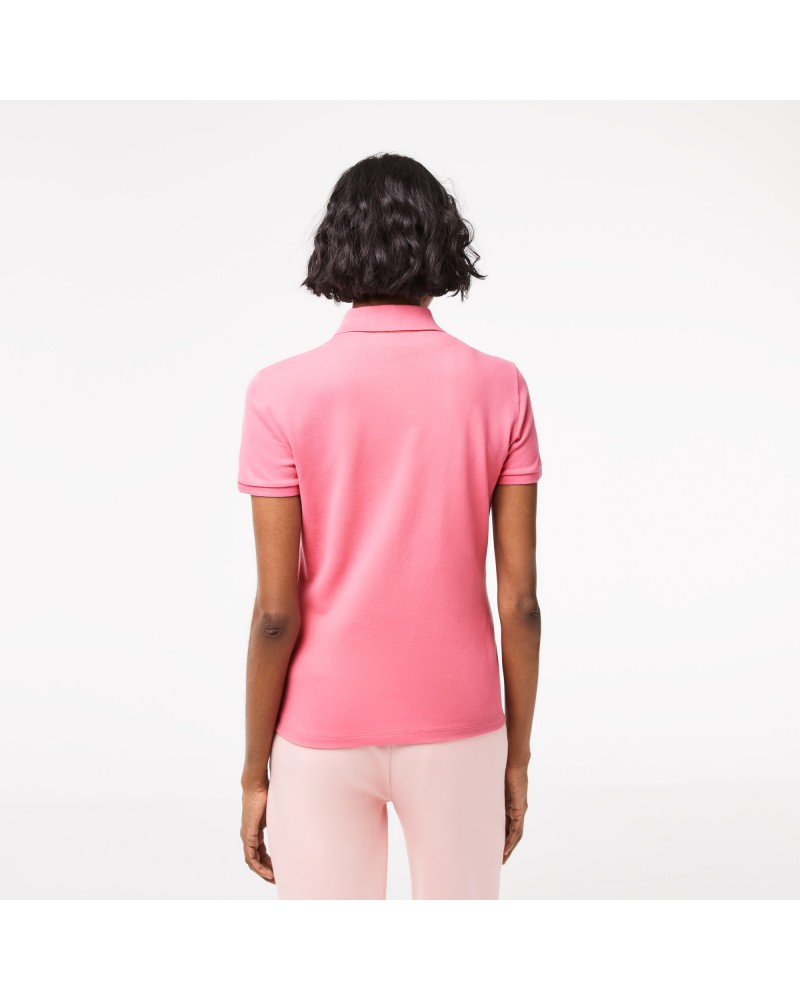 Polo Lacoste slim fit en piqué de coton stretch