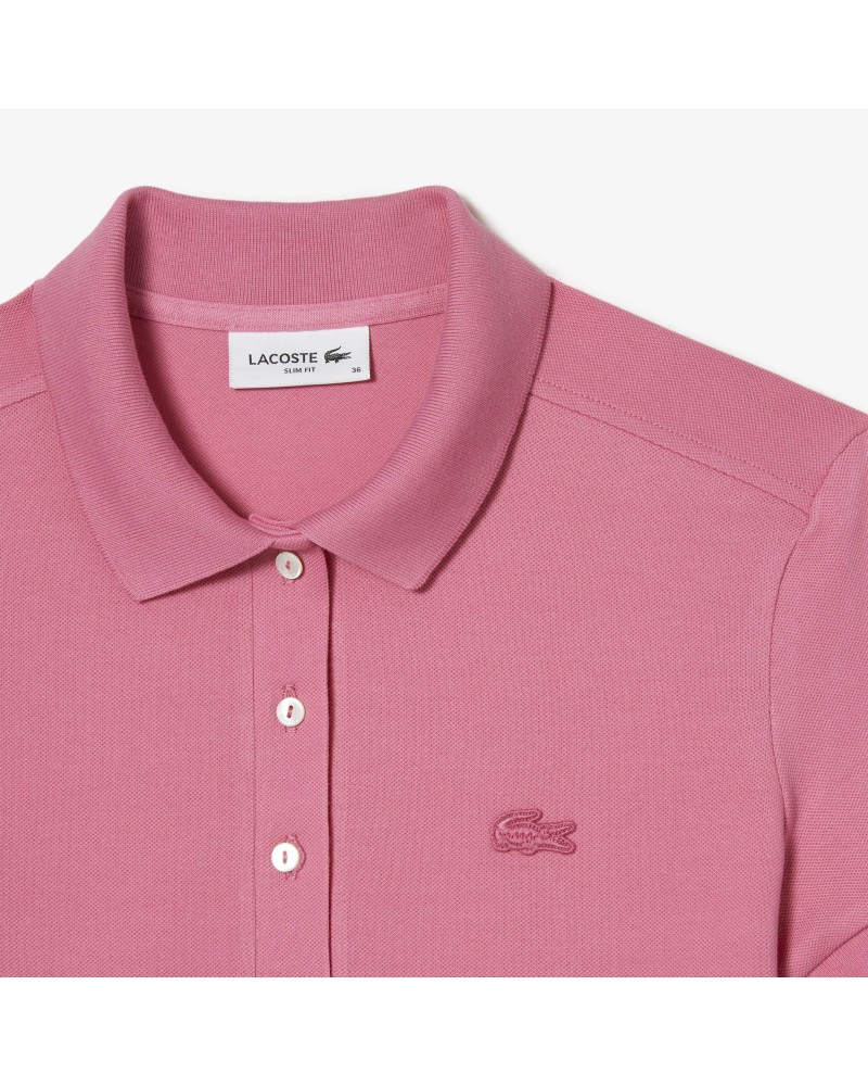 Polo Lacoste slim fit en piqué de coton stretch