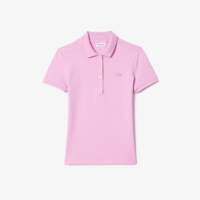 Polo L.12.D slim fit en mini piqué stretch