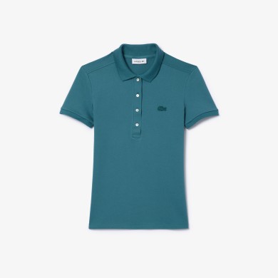 Polo L.12.D slim fit en mini piqué stretch