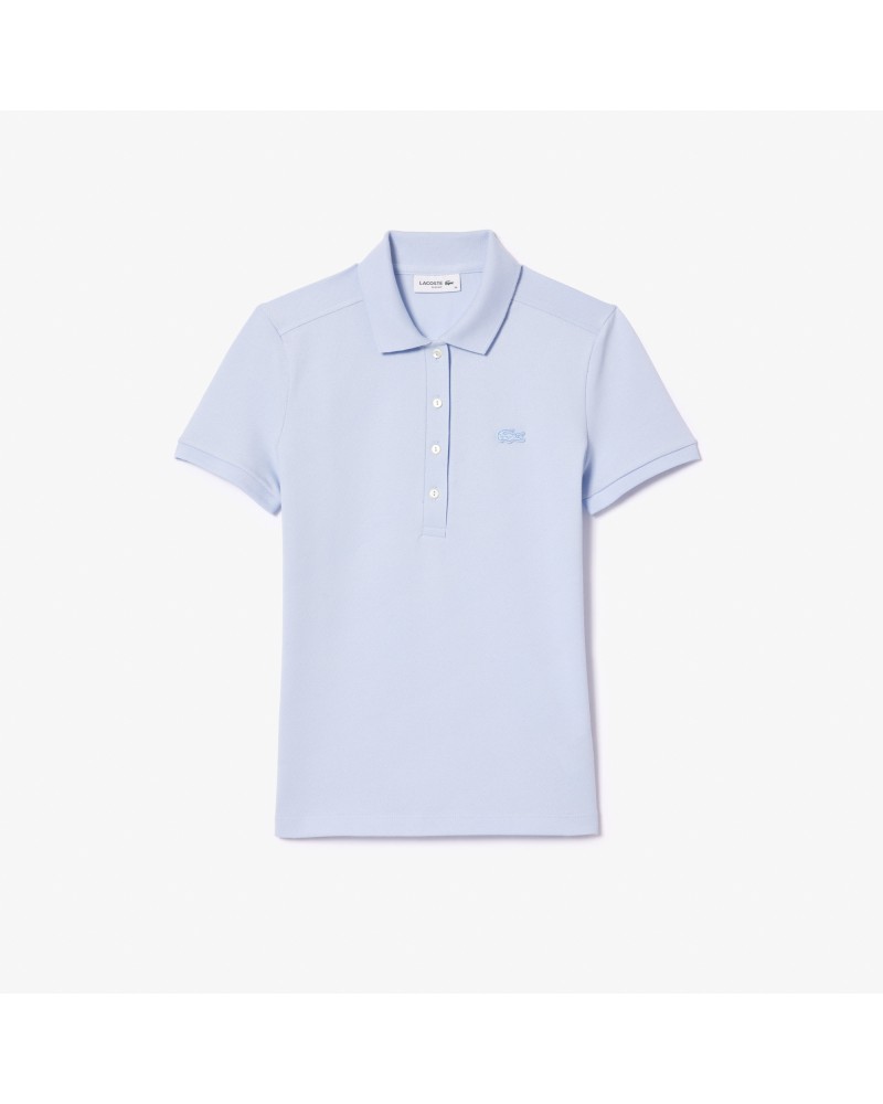 Polo L.12.D slim fit en mini piqué stretch