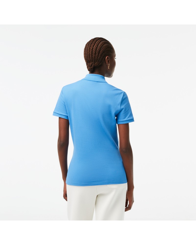 Polo Lacoste slim fit en piqué de coton stretch