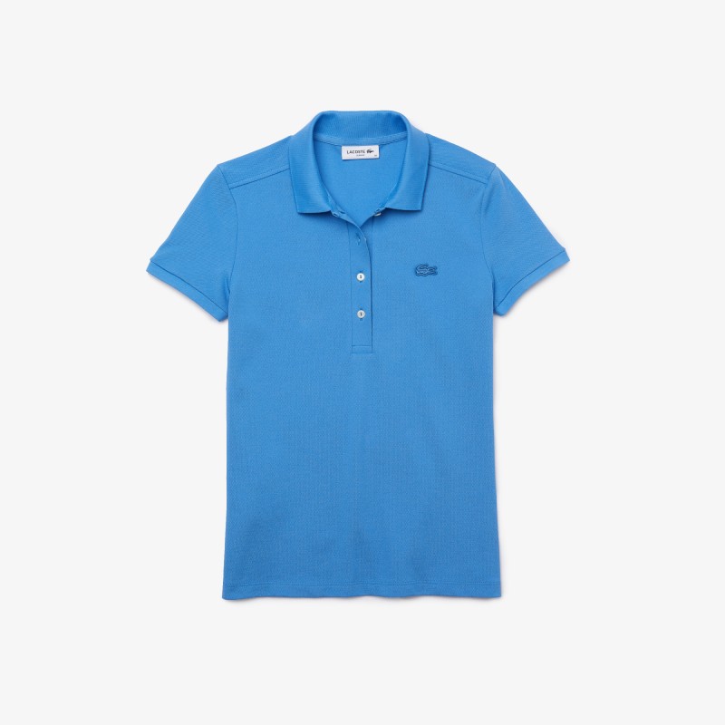 Polo Lacoste slim fit en piqué de coton stretch