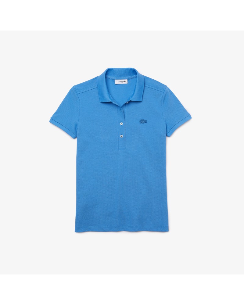 Polo Lacoste slim fit en piqué de coton stretch