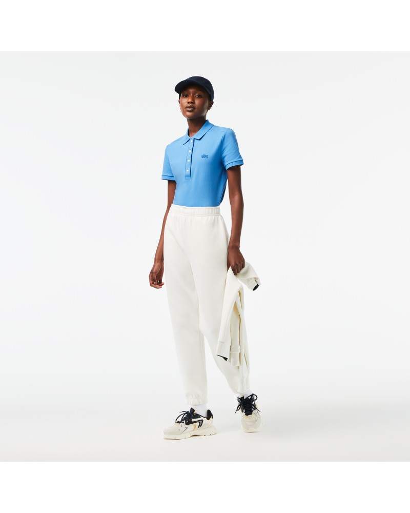 Polo Lacoste slim fit en piqué de coton stretch