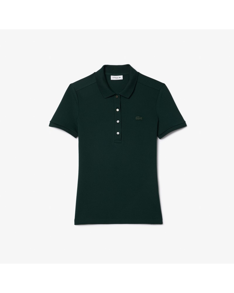 Polo L.12.D slim fit en mini piqué stretch