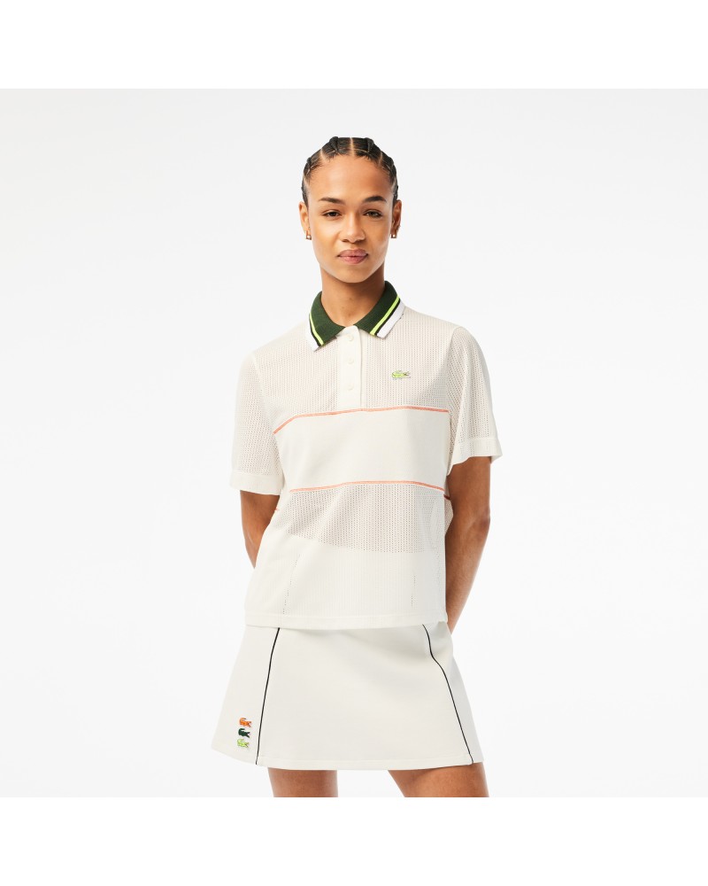 Polo femme loose fit fabriqué en France en coton biologique