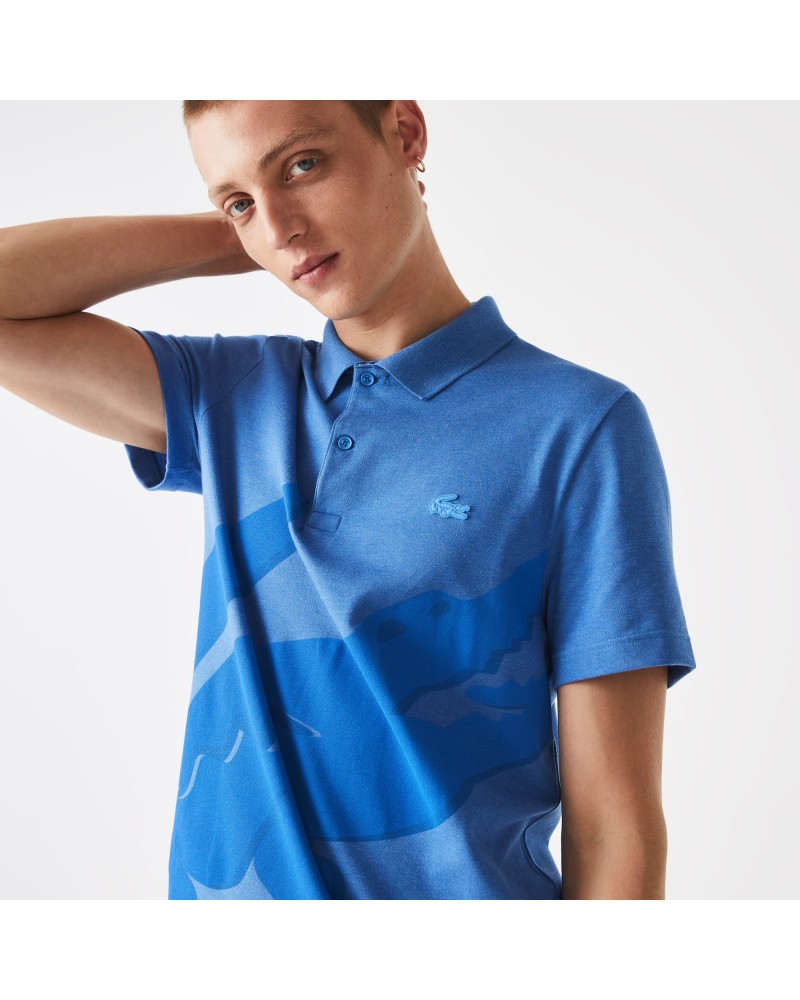 Polo Lacoste regular fit en coton biologique stretch