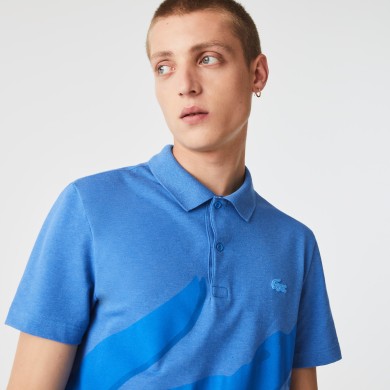 Polo Lacoste regular fit en coton biologique stretch