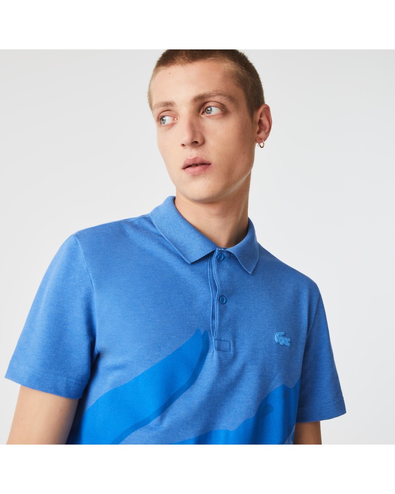 Polo Lacoste regular fit en coton biologique stretch