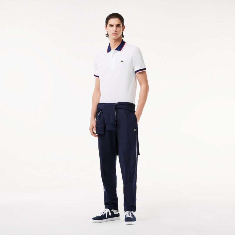 Polo regular fit col contrasté