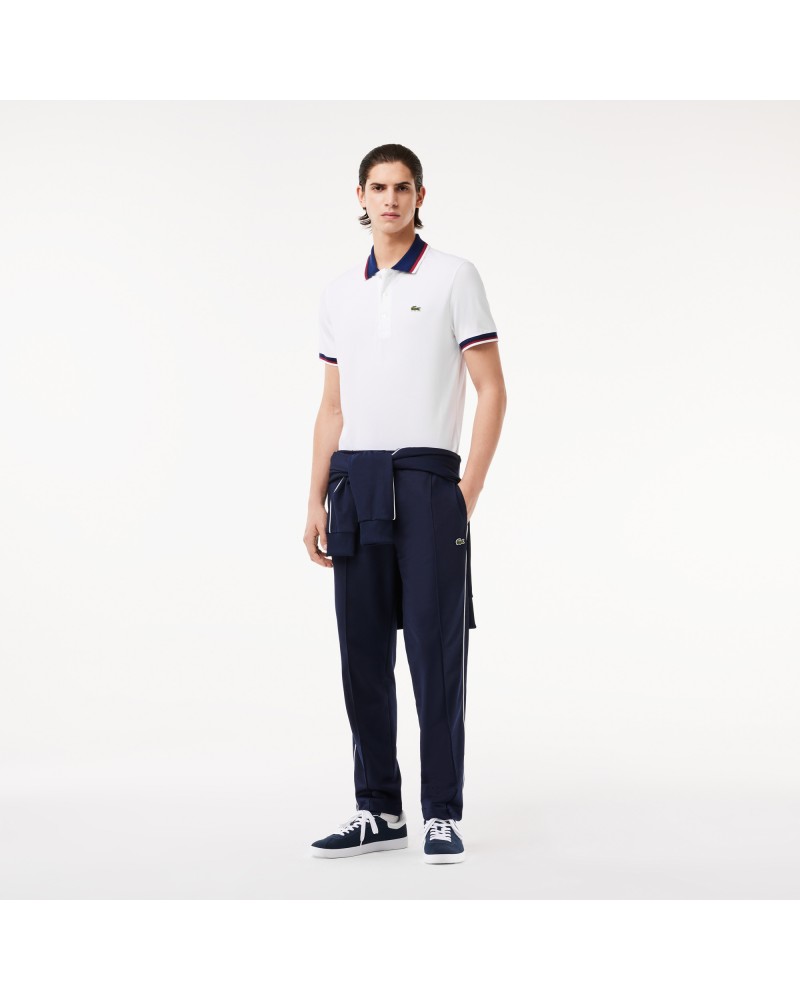 Polo regular fit col contrasté