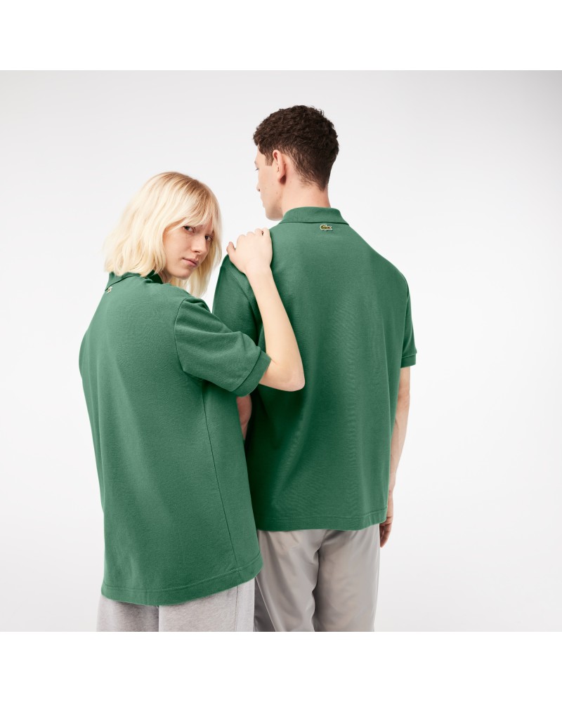 Polo unisexe Lacoste loose fit en piqué de coton