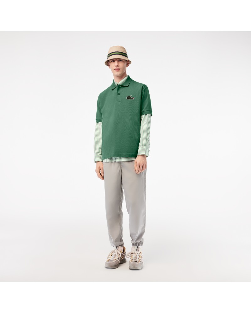 Polo unisexe Lacoste loose fit en piqué de coton