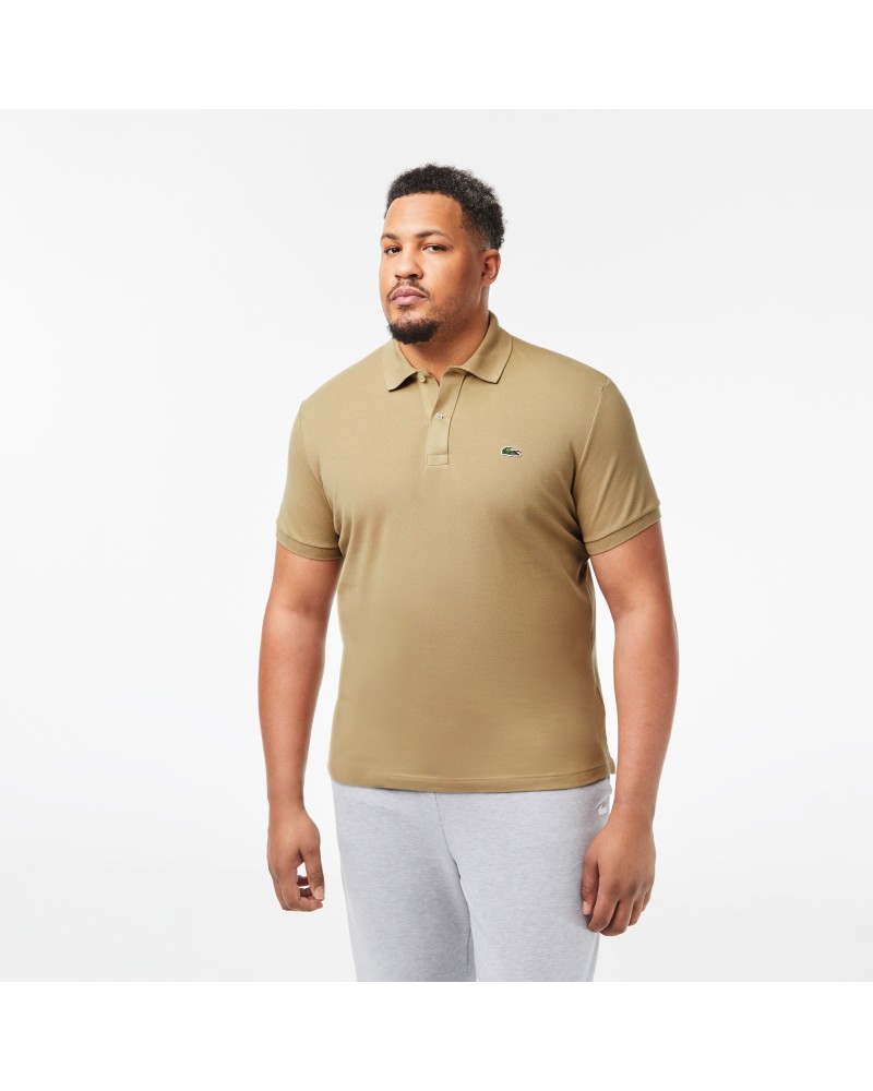 Polo Lacoste slim fit en petit piqué uni