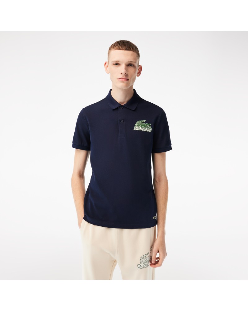 Polo homme Lacoste en petit piqué de coton