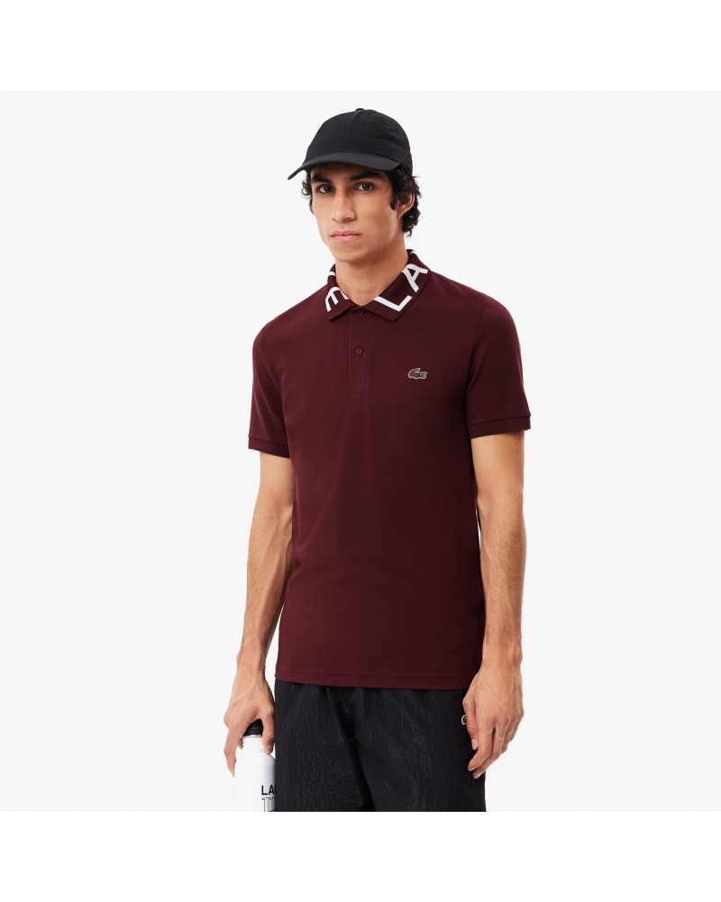 Polo Lacoste Movement avec col jacquard