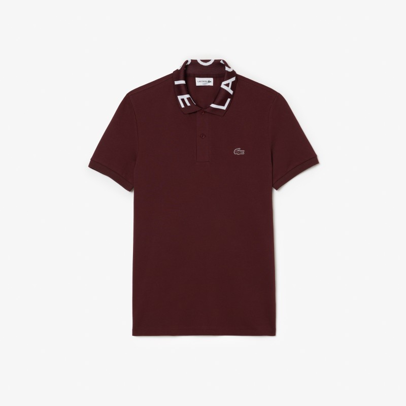 Polo Lacoste Movement avec col jacquard