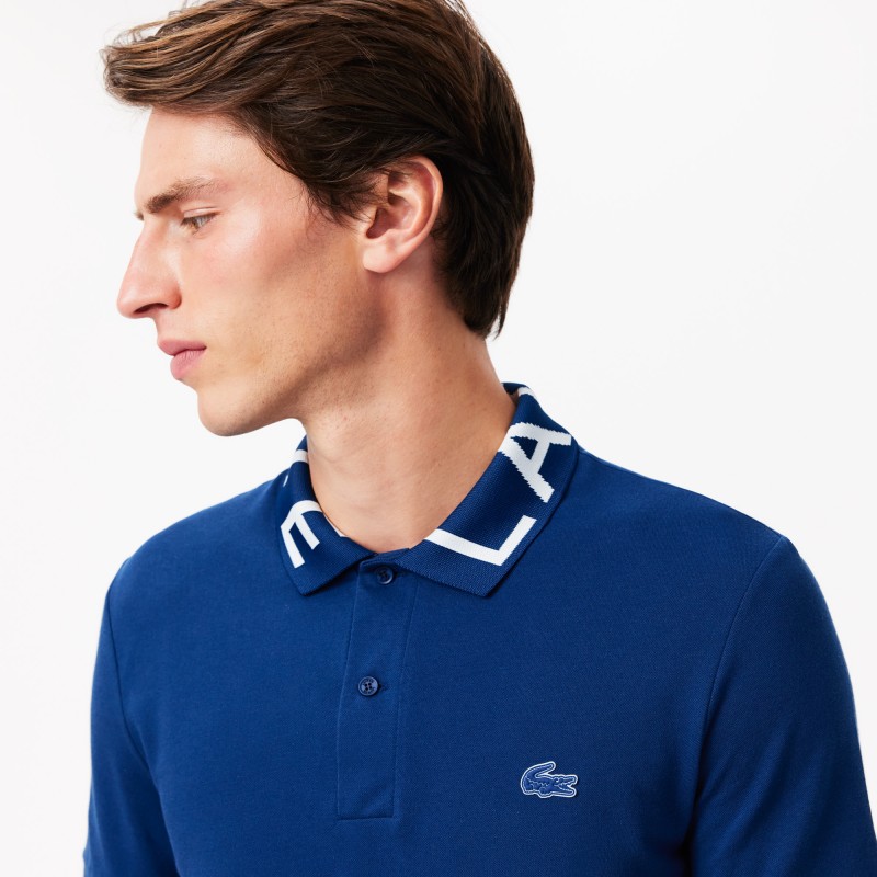 Polo Lacoste Movement avec col jacquard