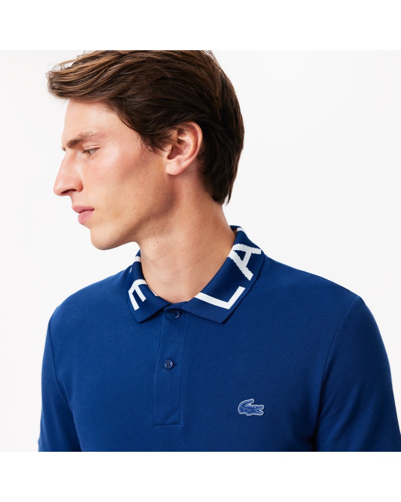 Polo Lacoste Movement avec col jacquard