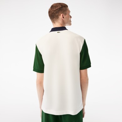 Polo homme Lacoste loose fit en coton biologique