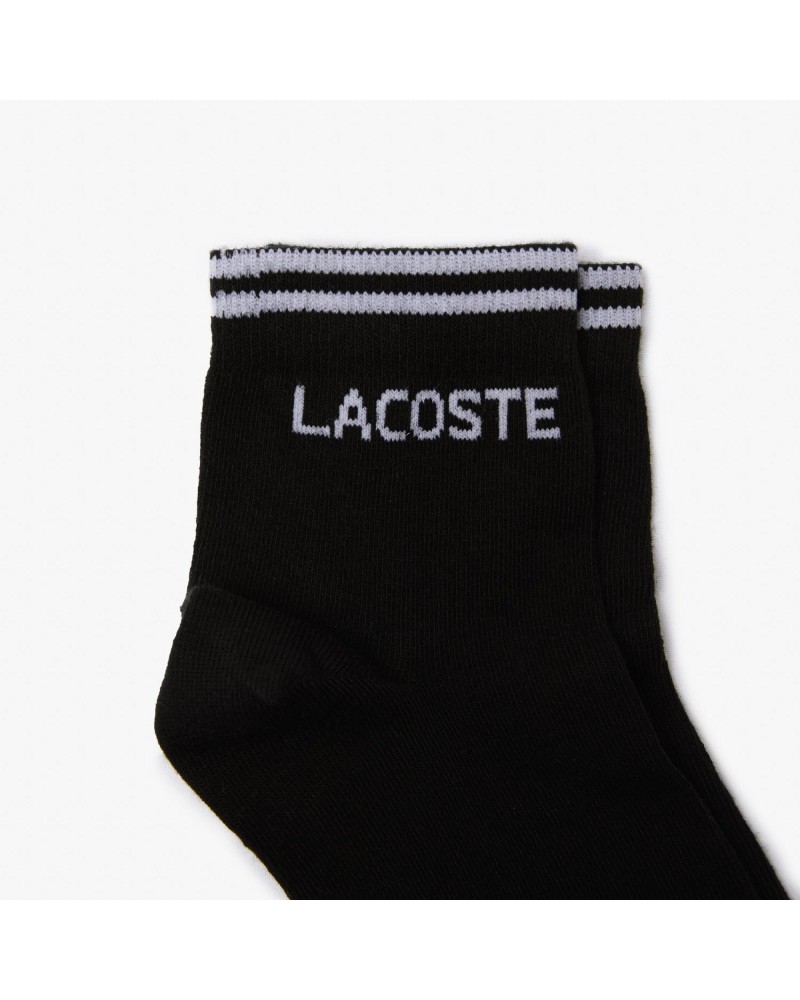 Lot de 2 paires de chaussettes basses Lacoste SPORT en coton